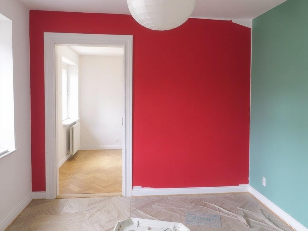 Postupy krok za krokem při malování pokojů fotogalerie (Pardubice). Krok 2: Ochrana prostoru a maskování