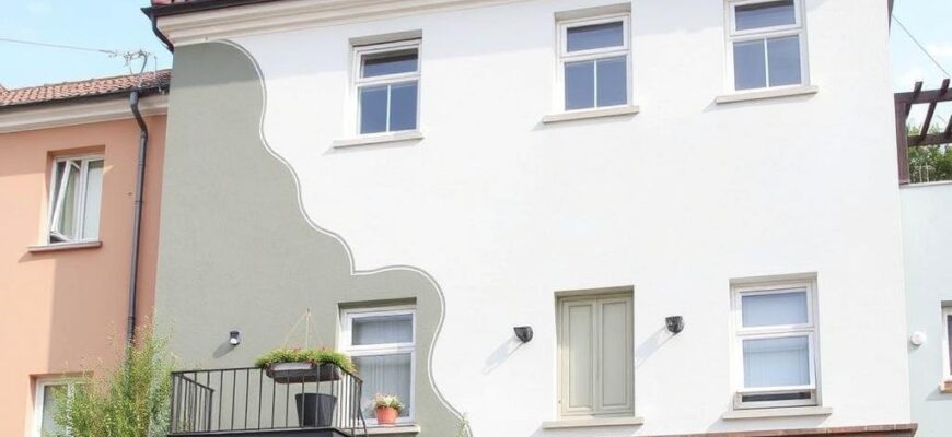 Kreativní nápady pro nátěr fasády a cena práce Teplice