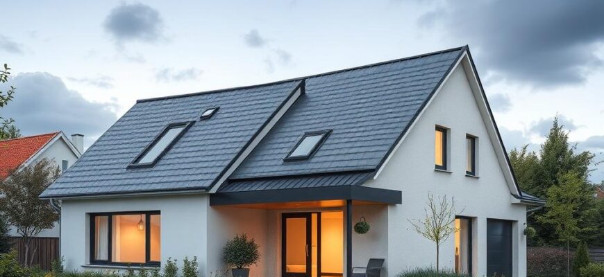 Detailní pohled na moderní dům na klíč (České Budějovice): cesta k domovu, který vydrží