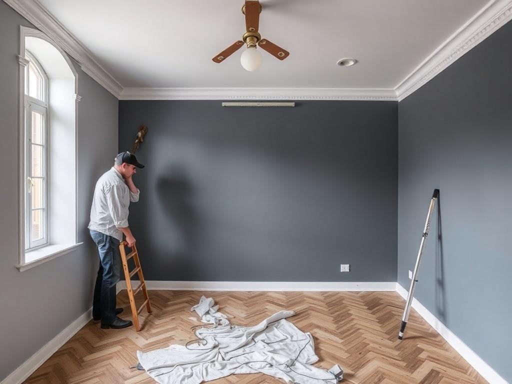 Postupy krok za krokem při malování pokojů fotogalerie (Frýdek-Místek). Krok 5: Kontrola, opravy a konečná úprava Postupy krok za krokem při malování pokojů fotogalerie (Frýdek-Místek). Krok 5: Kontrola, opravy a konečná úprava